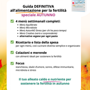 Autunno Fertile: menù per la fertilità