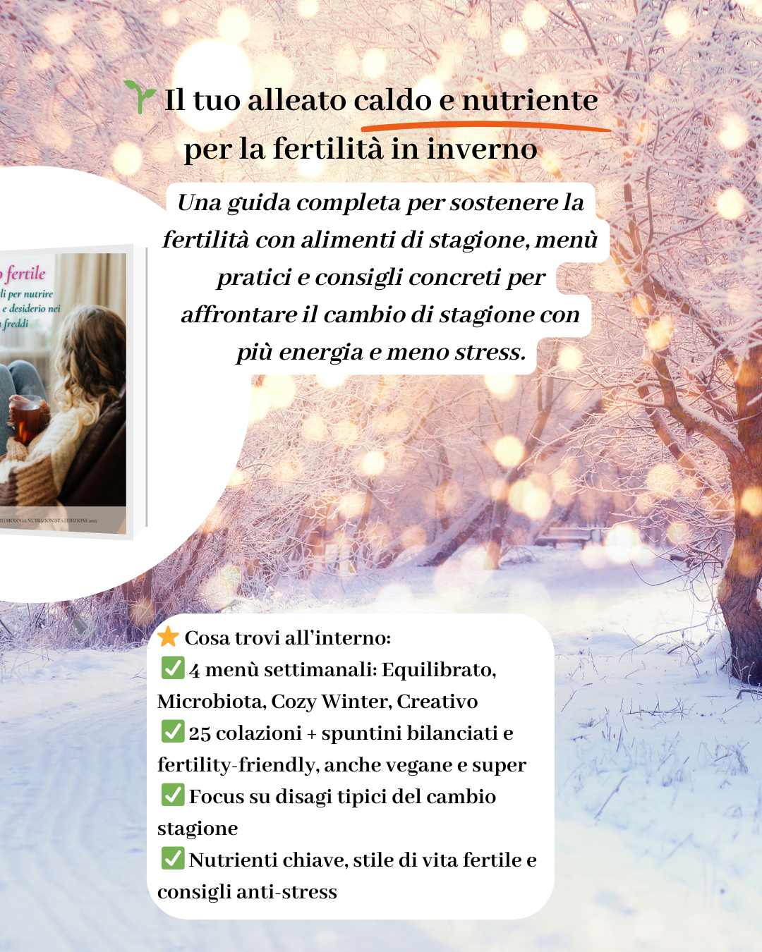 Inverno Fertile: menù per la fertilità (Ebook) - immagine 2