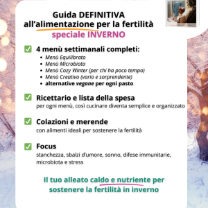 Inverno Fertile: menù per la fertilità (Ebook)