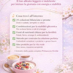 Colazioni per la fertilità - estratto Primavera Fertile (Ebook)