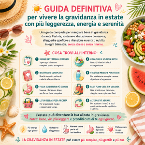 Gravidanza estiva: menù per la vivere la gravidanza in serenità (Ebook)